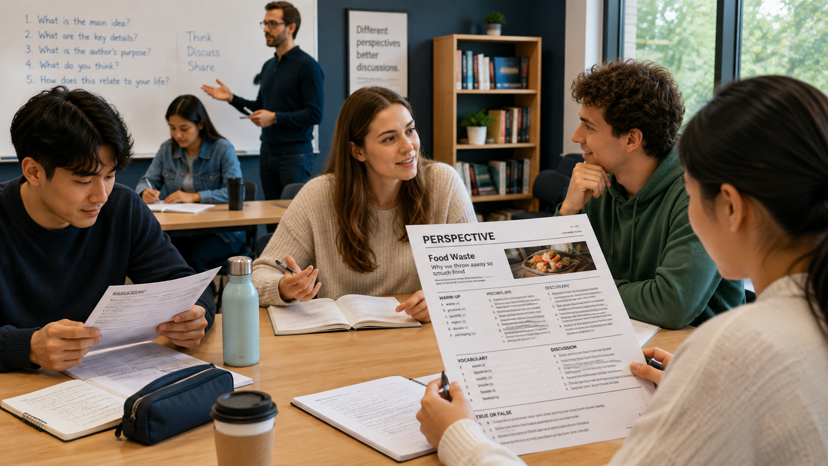 ESL articles for discussion for B1–B2 adult and university English learners