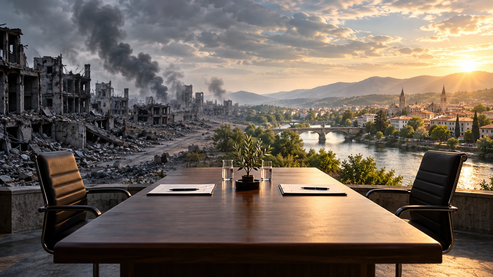 War and Peace ESL lesson about conflict, ceasefires and building peace